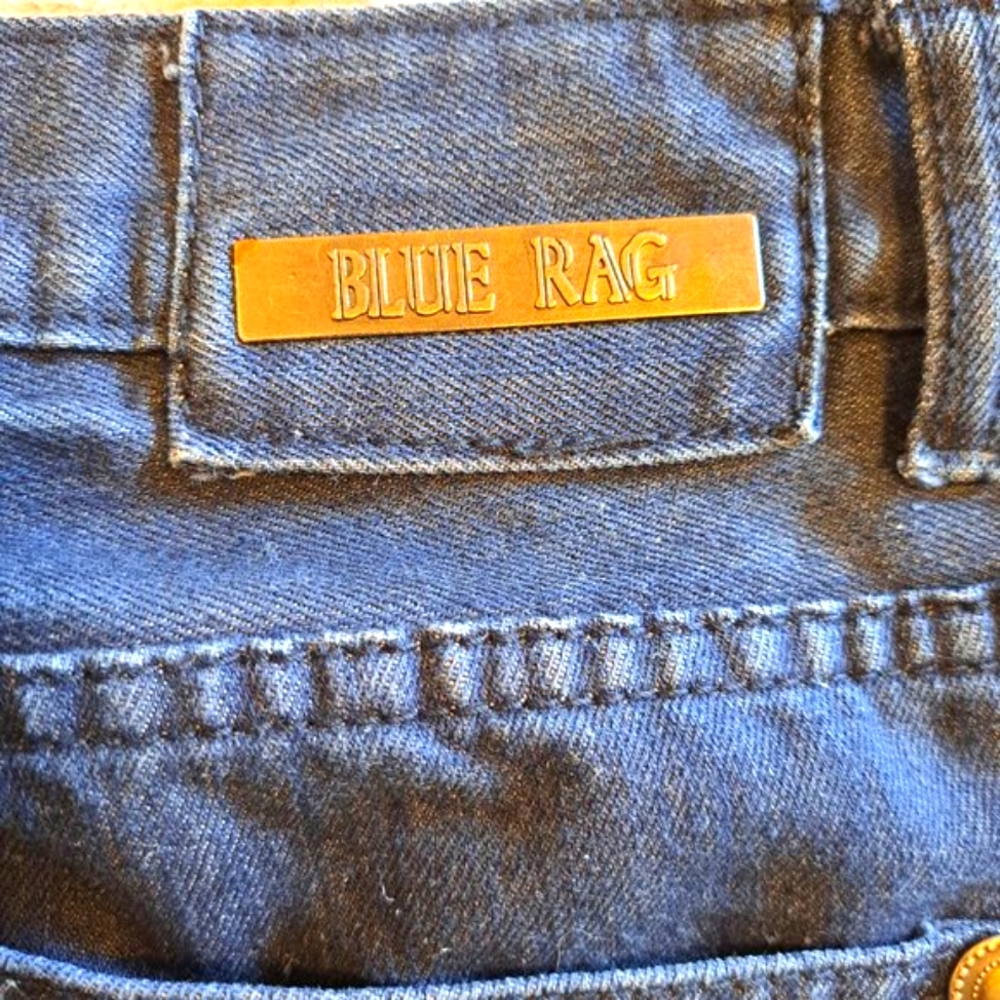 Blue Rag Dark Wash Jeans Size 34/32 - Picture 7 of 7